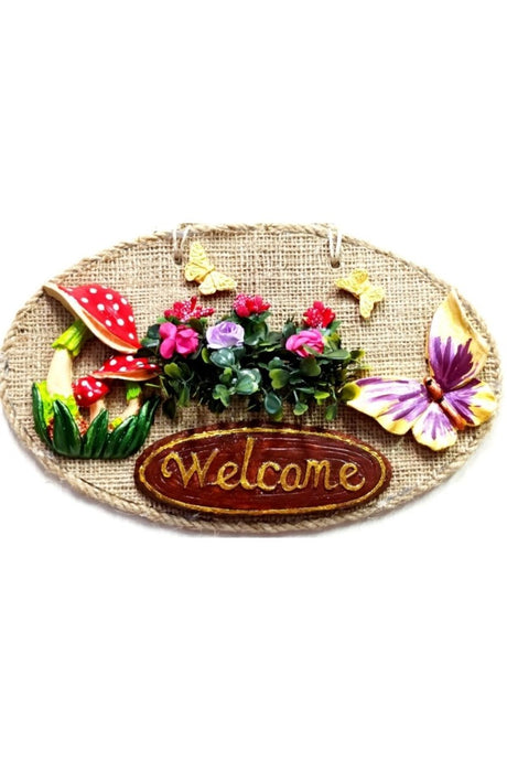 Life Garden Welcome Printed Door And Wall Ornament - TryAladdin