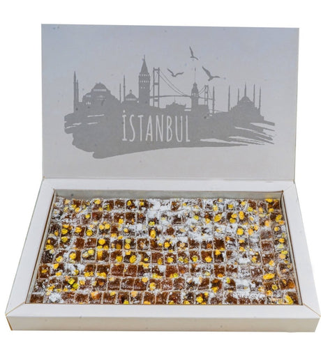 Tatbak | Large Double Roasted Turkish Delight with Pistachios and Coconut - TryAladdin